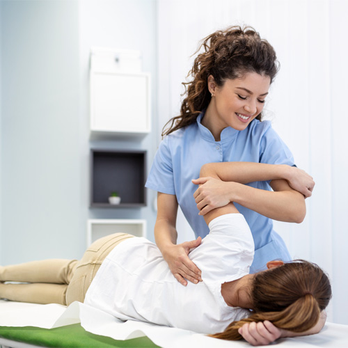 shoulder tendinitis physio in disbury